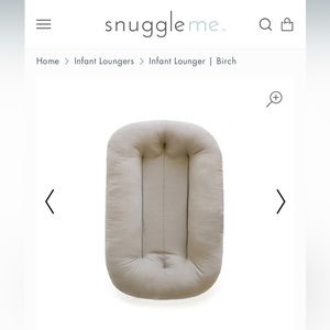 Snuggle Me Organic Infant Lounger in Birch